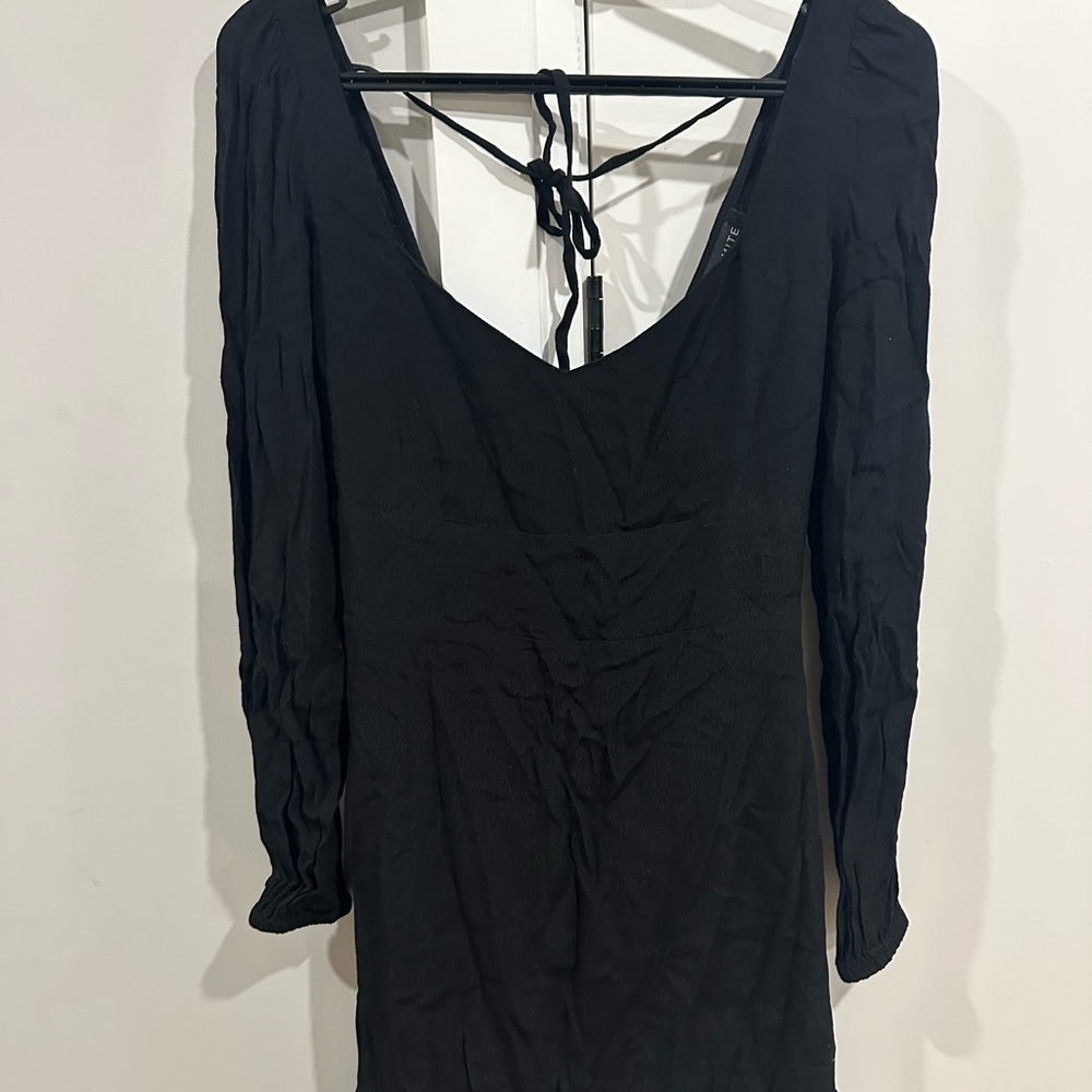 Dynamite Black Long Sleeve Dress